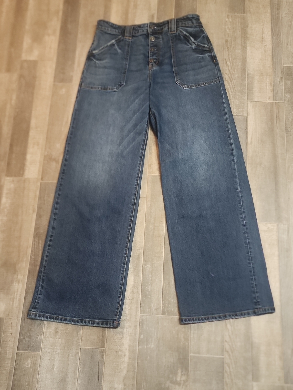 Kancan Brand Wide Leg Jeans - Picture 2 of 9